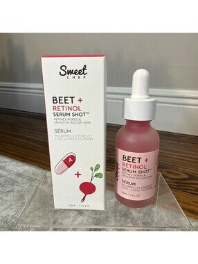 Sweet Chef Beet + Vitamin A Serum Shot - Vitamin A (Retinol) Serum for Face with